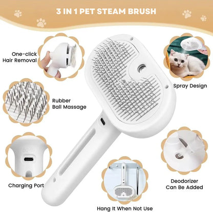Furvana Pet Brush - All-in-One Pet Grooming Comb